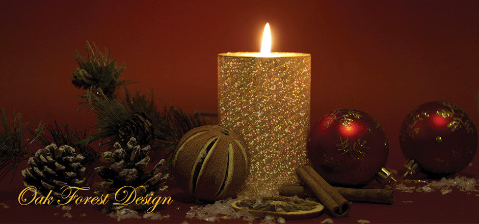 Forest Green Candlescape 10 oz Candle, Teakwood Fir — Skeem Design